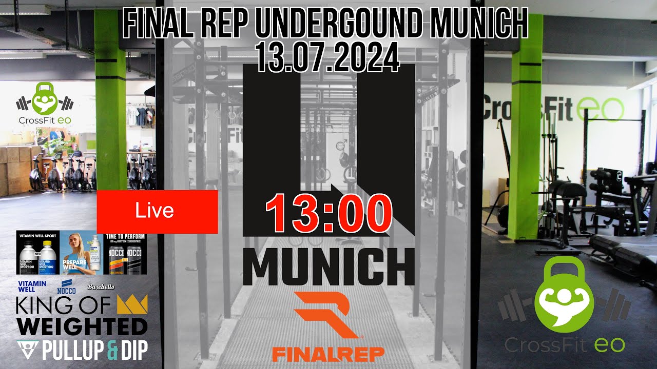Livestream Final Rep Underground Munich 13.7.24 Teil 3