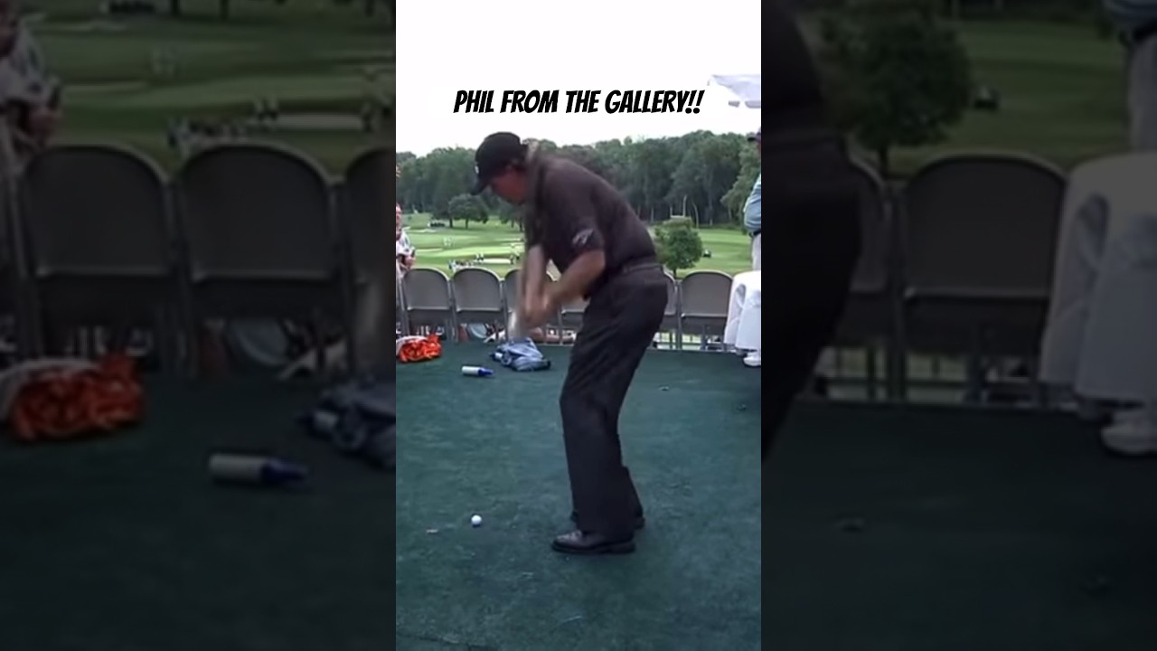 Phil bein Phil #crazy #unreal #throwback #golf #pga #golfer #golflife