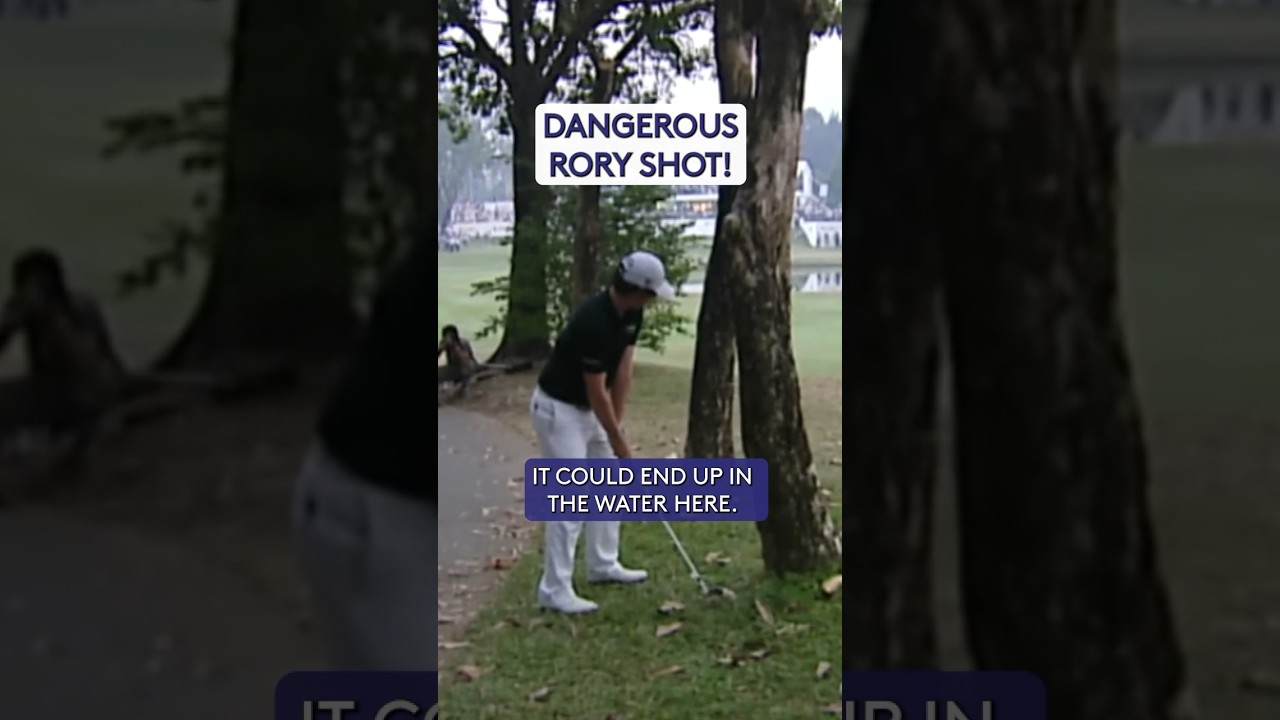 Rory McIlroy's CRAZY recovery shot! 😱