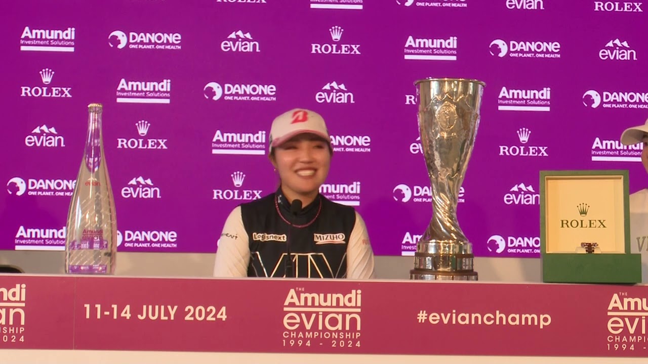 Ayaka Furue Sunday Winner Press Conference 2024 The Amundi Evian Championship