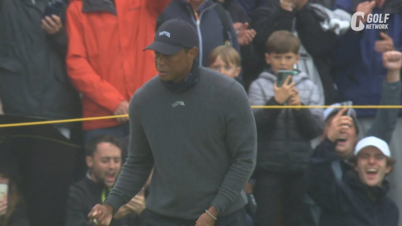 【全英OP24】ウッズがガッツポーズ、ラウリーに大声援　松山英樹、木下稜介、岩﨑亜久竜も魅せた初日の好プレー集