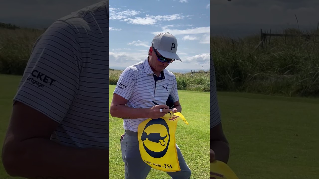 Rickie Fowler Golf Swing - 152nd Open at Royal Troon #golf #golfswing