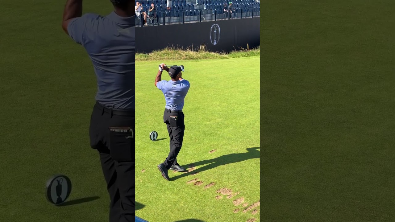 Tiger Woods delivers a gem on the Postage Stamp. 🤌 #TaylorMade #shorts