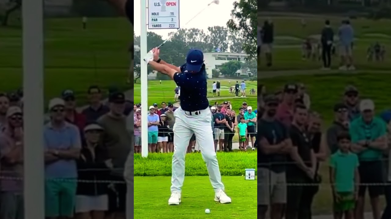 Rory McIlroy Iron Swing Slow Motion FO