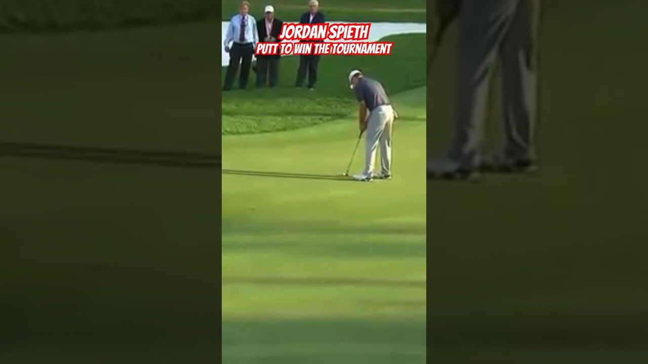 JORDAN SPIETH Birdie Putt To Win The Tournament!! ⛳️🔥 #shorts