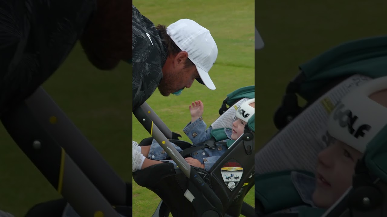 Baby Koepka On The Range 🏌️ #TheOpen