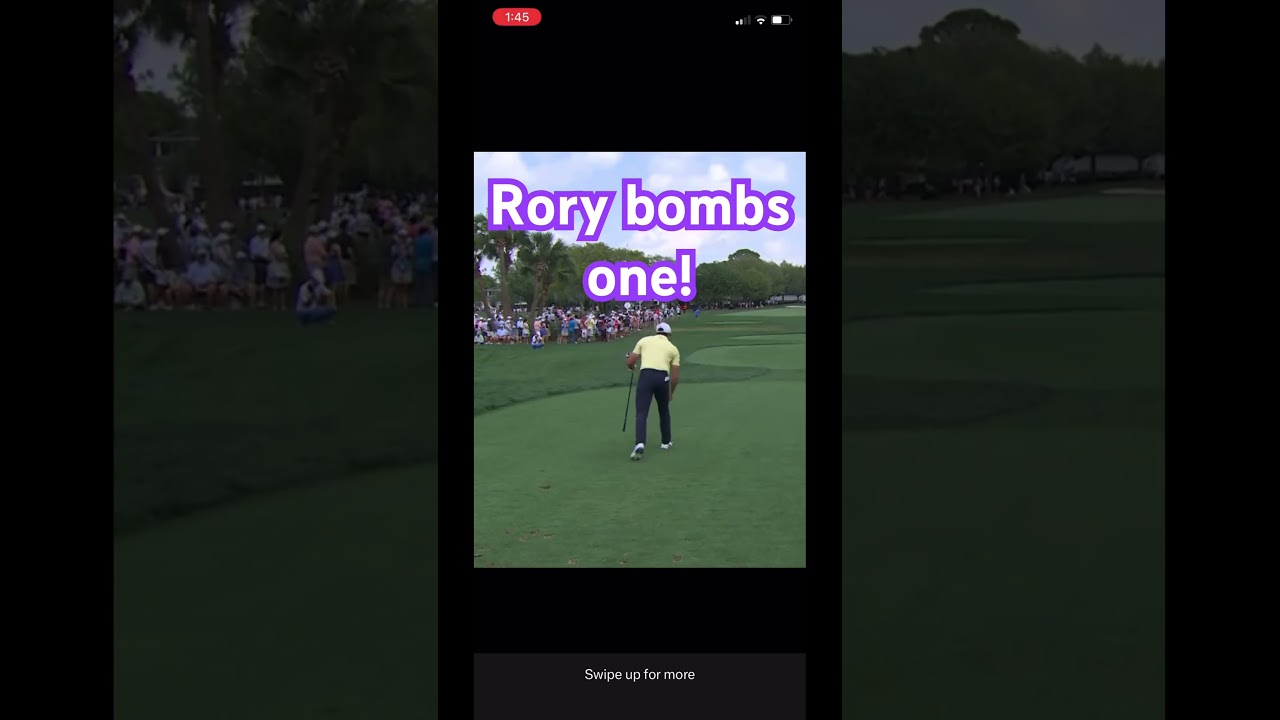 Rory McIlroy absolutely destroys a golf ball! #rorymcilroy ##theopenchampionship #golf