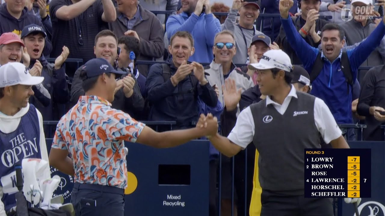 【全英OP24】松山英樹も祝福！　キム・シウが238ヤードのパー3でホールインワン達成