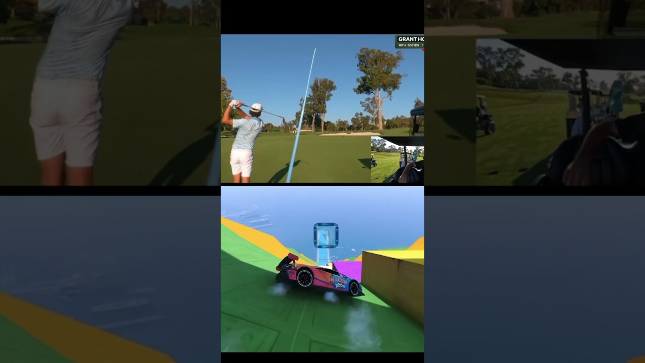 Grant hits a clutch shot against Phil Mickelson #golf #sports