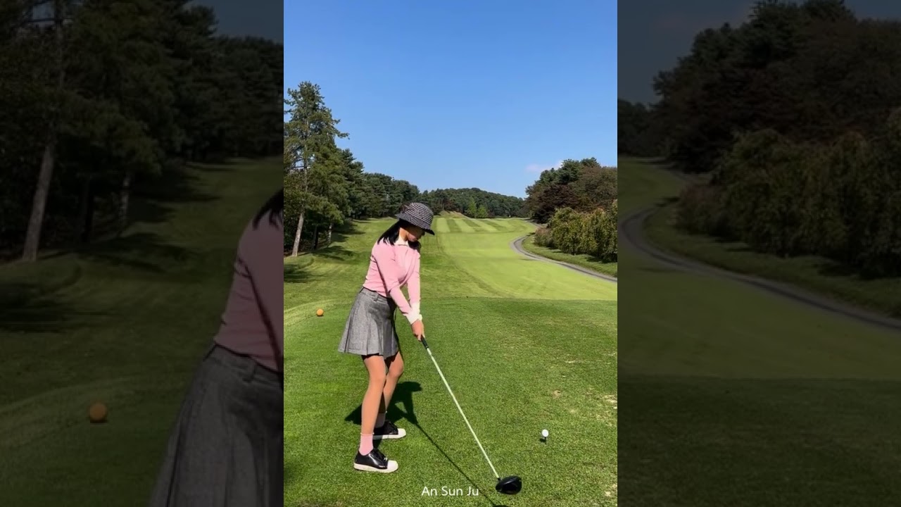 안선주 프로님 드라이버샷