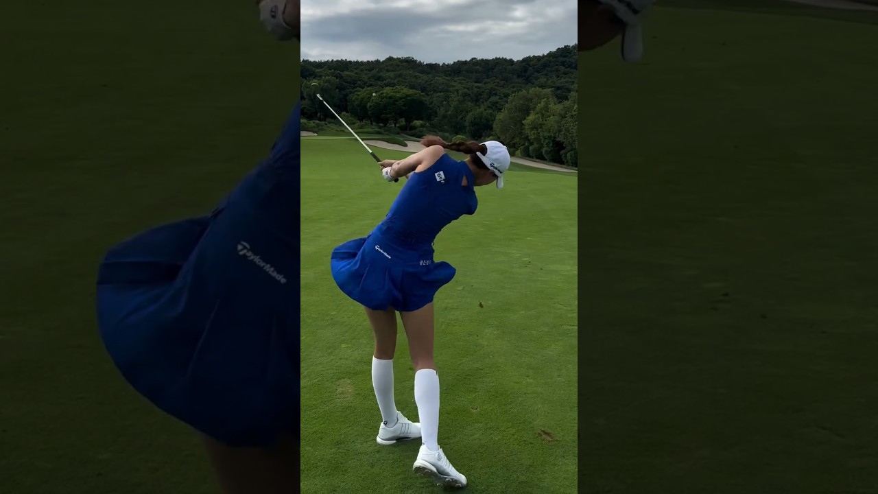 KLPGA의 정말 달콤한 아이언 드라이브 유현주 HYUNJU YOO