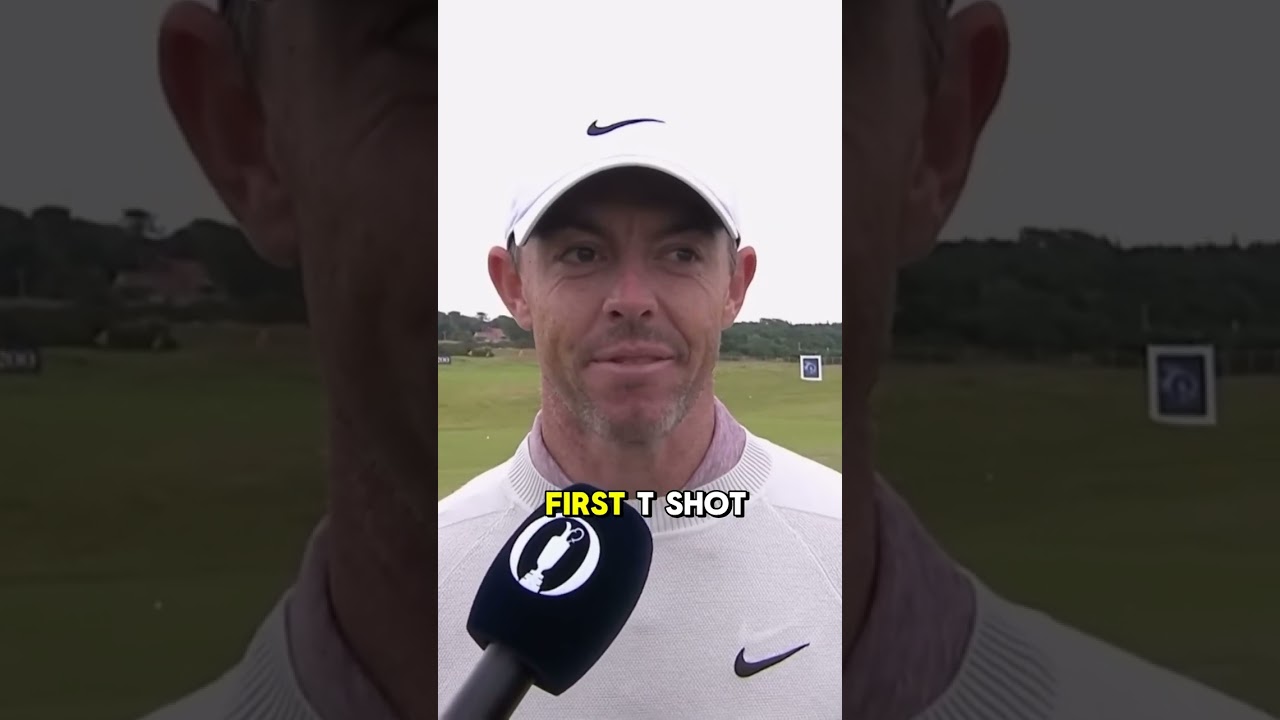 Why Rory McIlroy Doesn't go to the Driving Range! #golf #shorts #pga #theopen