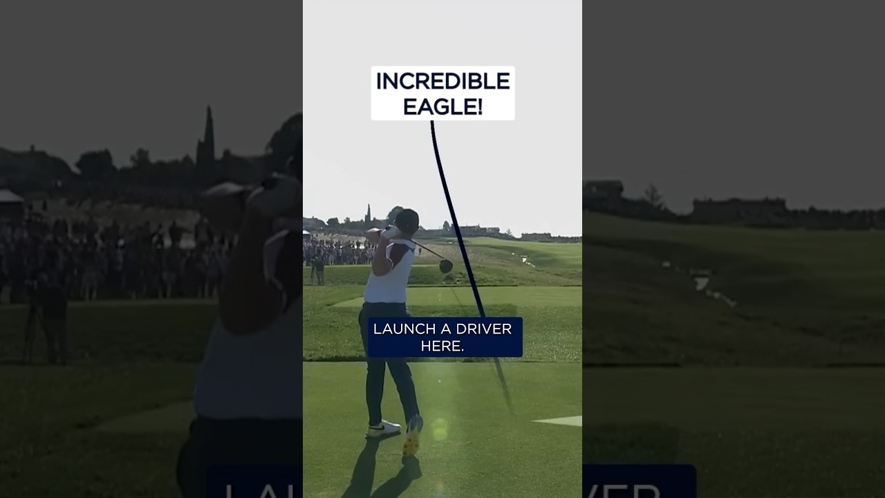 McIlroy and Fleetwood's AMAZING eagle! 🤯