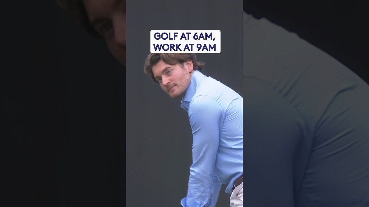From the office to the golf course 😂