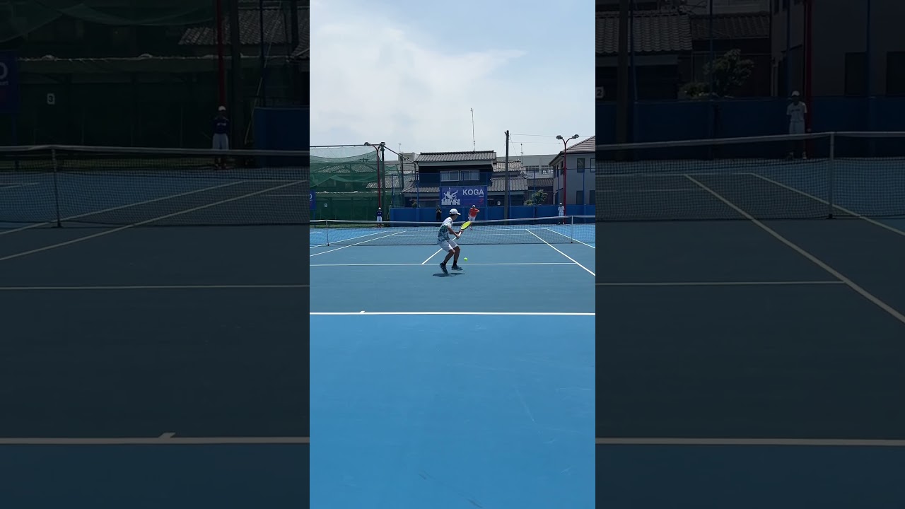 若い!コートを走り回る高校生【#shorts】