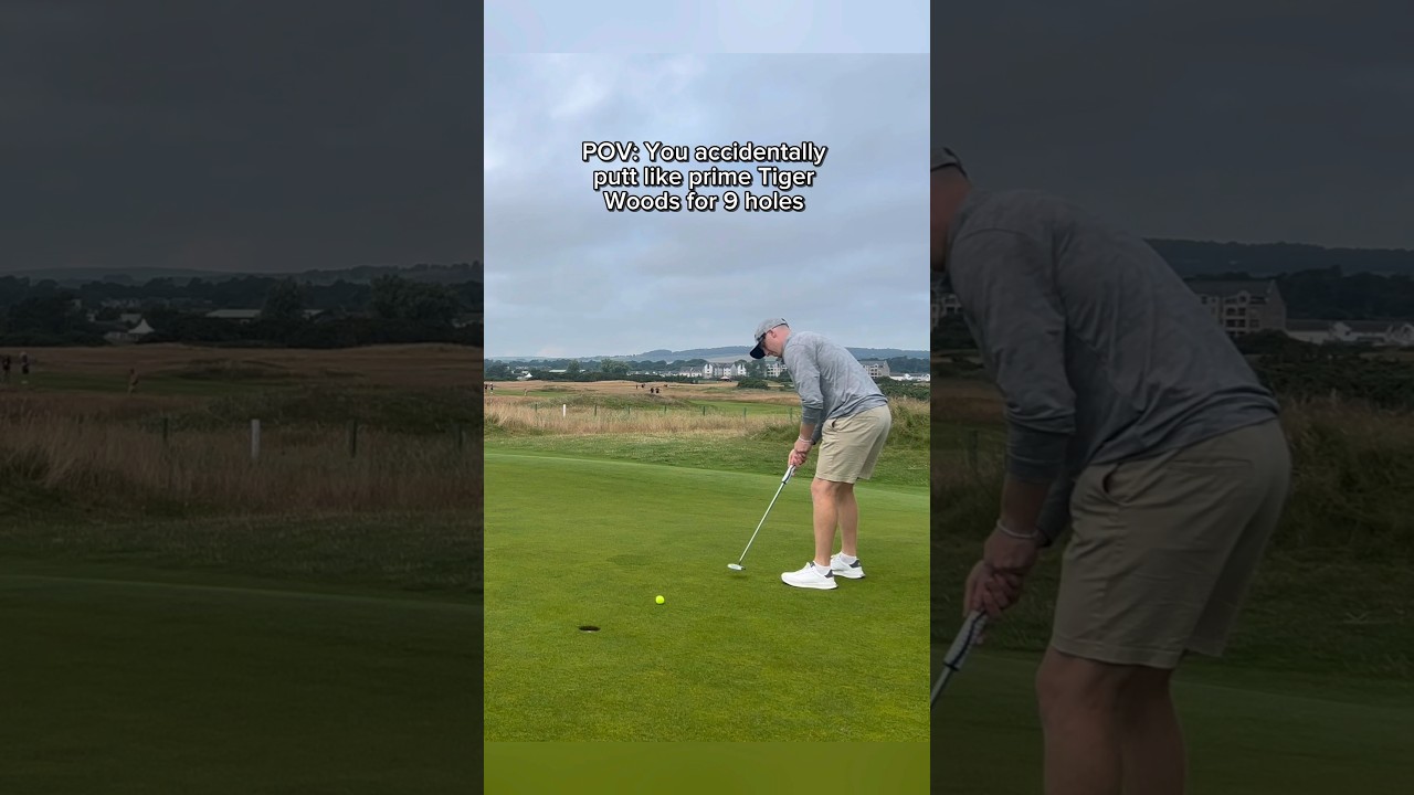 2 hours of putting like prime Tiger Woods 🤣