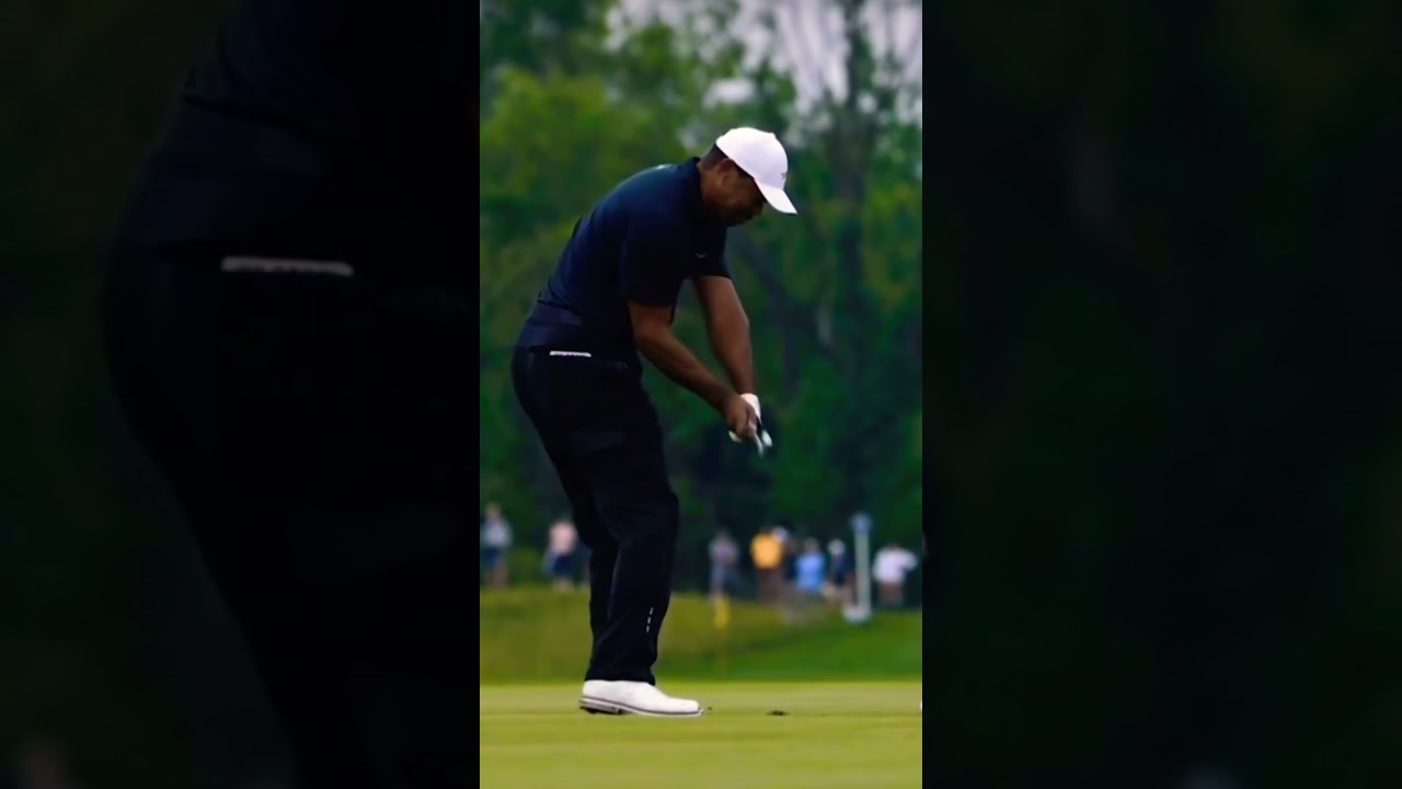 Tiger Woods Iron Impact Slow Motion