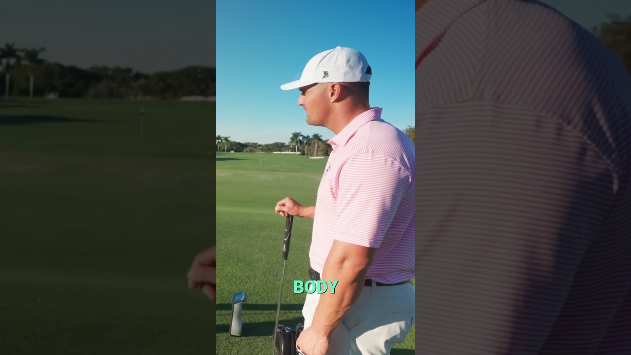 Bryson DeChambeau coaching Rick Shiels to improve his swing speed #golfshorts #golfswing #golf