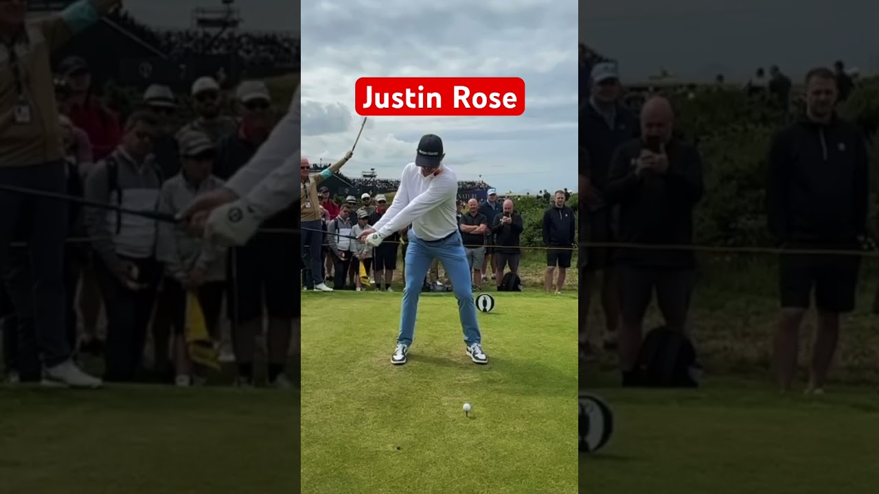 Justin Rose British Open Swings