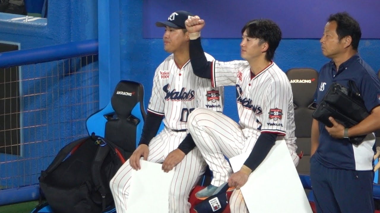 サヨナラ勝ち！長岡秀樹・赤羽由紘・オスナのヒーローインタビュー！東京ヤクルトスワローズ 2024/07/21