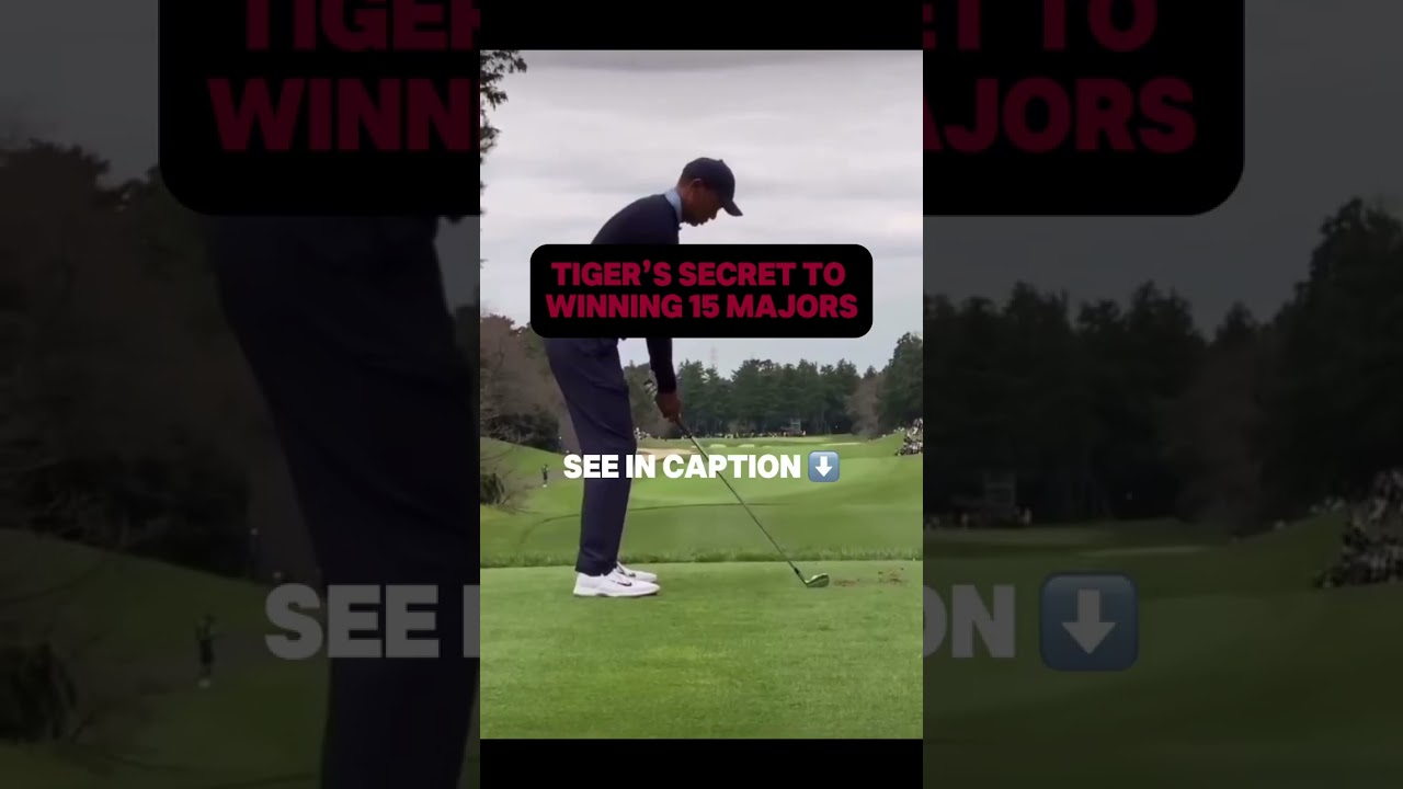 Tiger's Secret To Winning #golf #golfswing