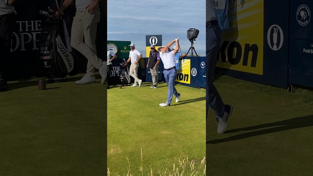Justin Thomas Ripping Driver At the 152ND Open #golfswing #golf #pgatour #theopen #pga