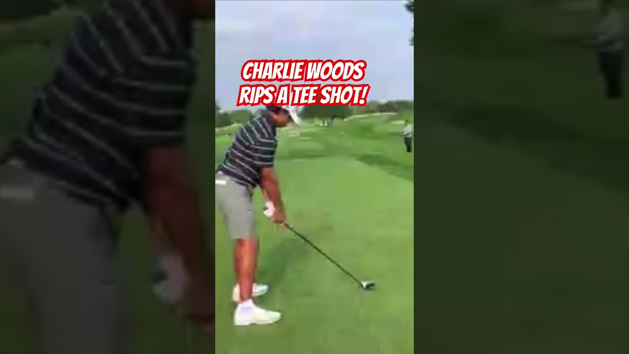 Charlie Woods rips a tee shot at US Junior’s!  #tomgillisgolf #tigerwoods #charliewoods