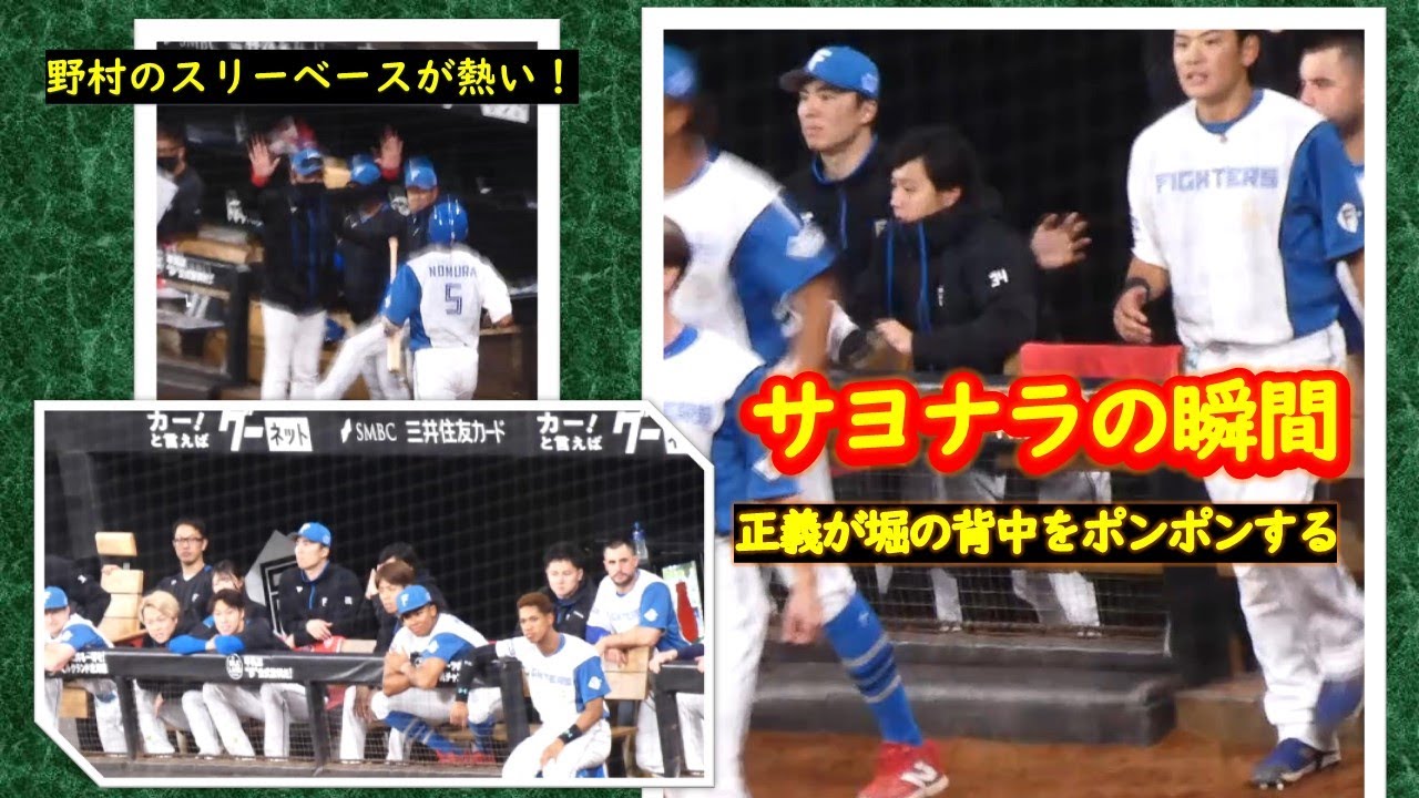 【20240522】野村のスリーベースからのサヨナラ（ベンチ中心ver）