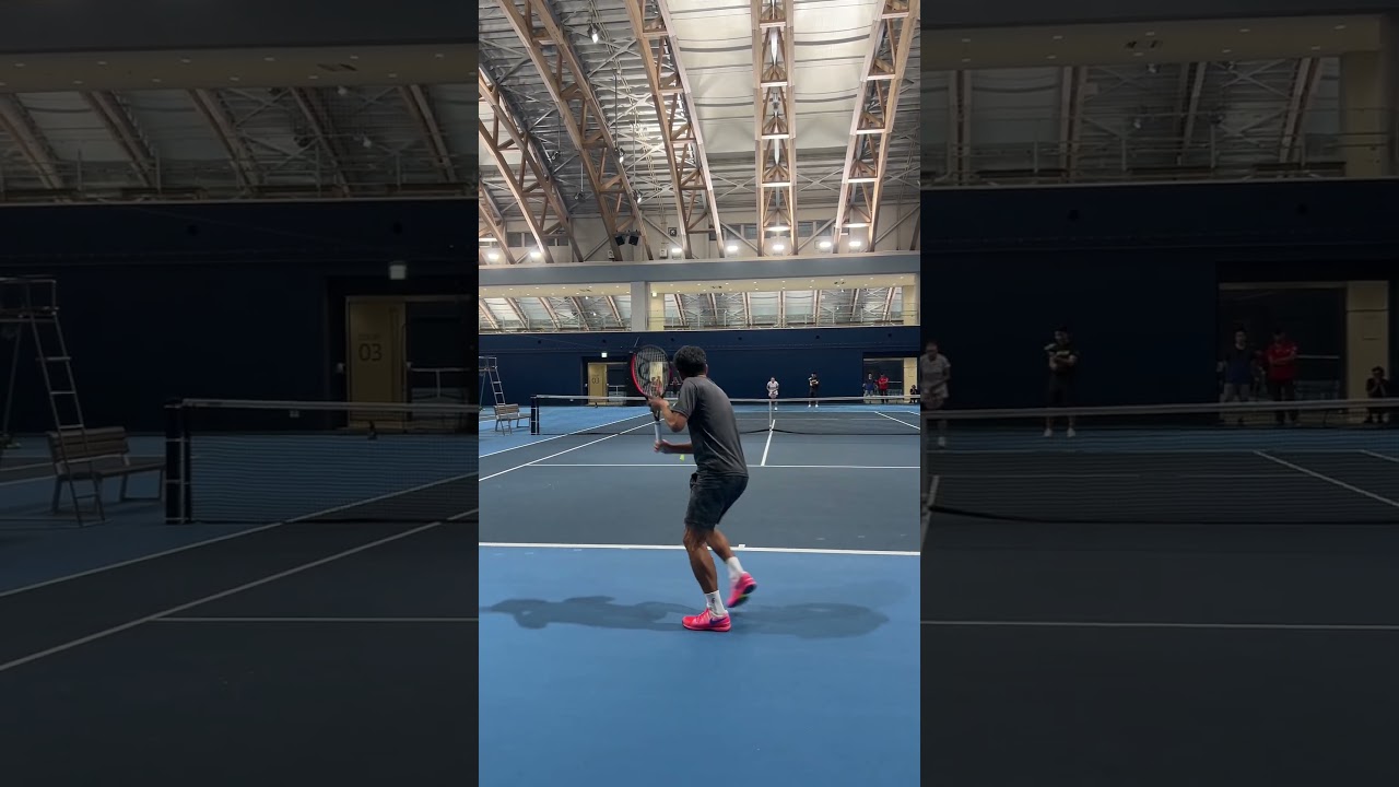 奥のラリー相手誰かわかりますか？【#shorts】