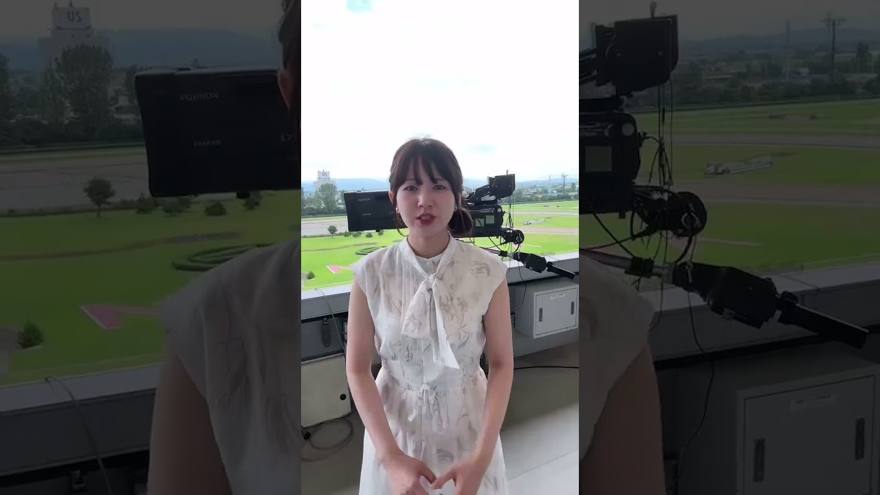 #冨田有紀「1年ぶりに #新潟競馬場 に帰ってきました！ただいま〜❤️」#shorts #ウイニング競馬