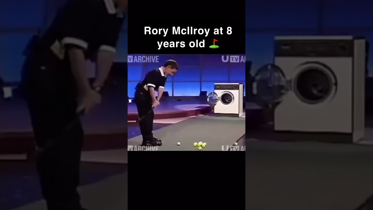 Rory McIlroy had elite short game at 8 YEARS OLD! #golf #golfshorts