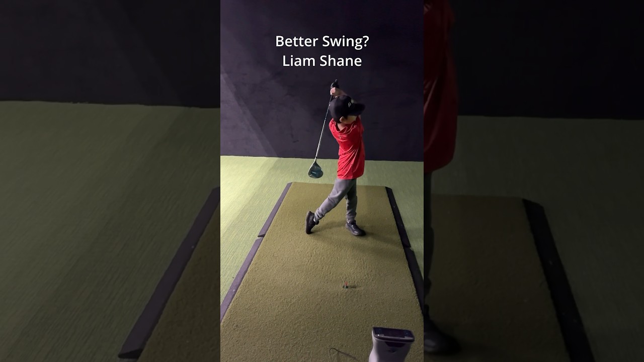 Liam Shane (8 year old) vs Jason Day 😬 #golf #shaneandshanegolf