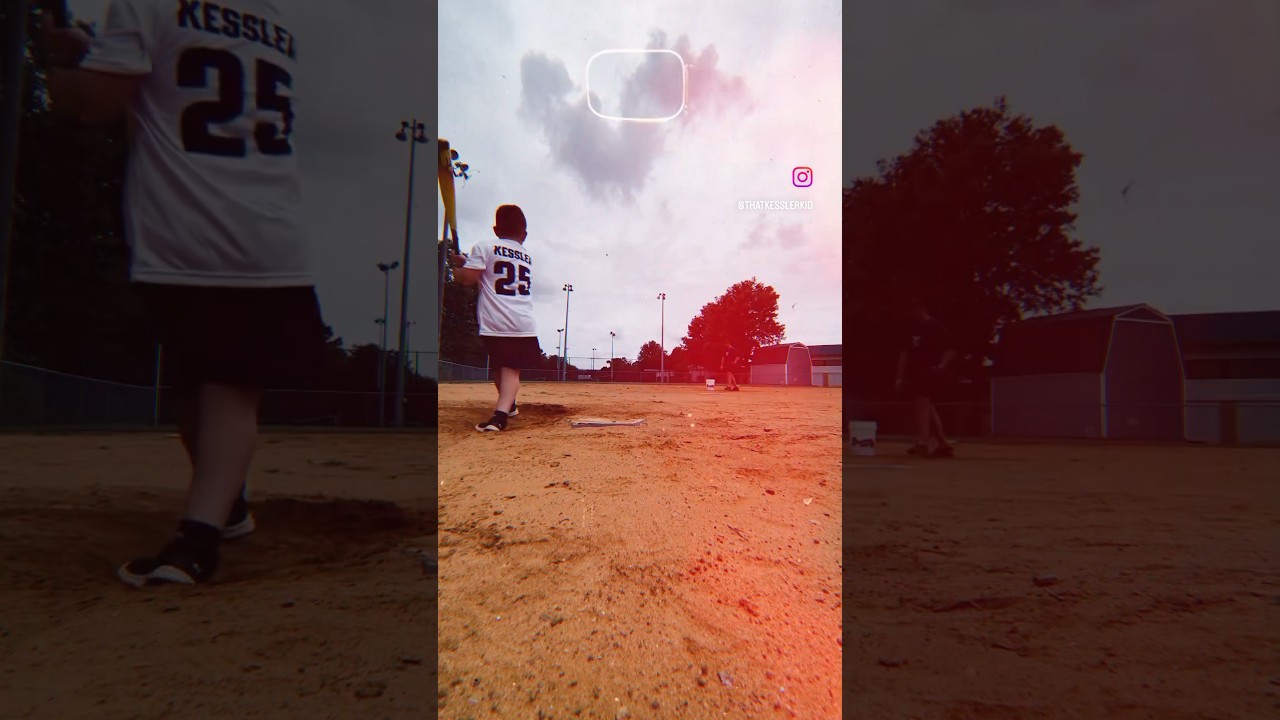 After three consecutive days of football, Bryson wanted to get some swings in today.