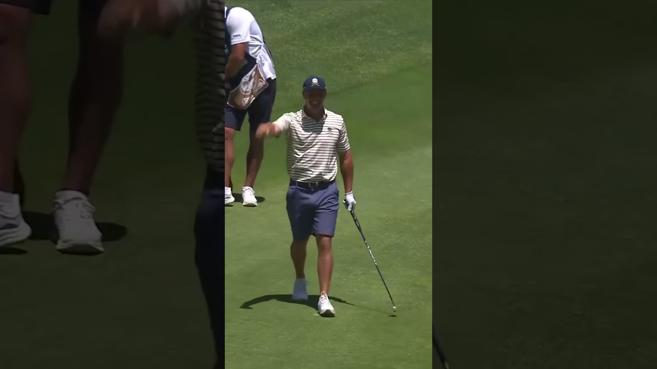 Can't get this @brysondechambeau slam dunk out of our heads. 🤯 #livgolf #shorts