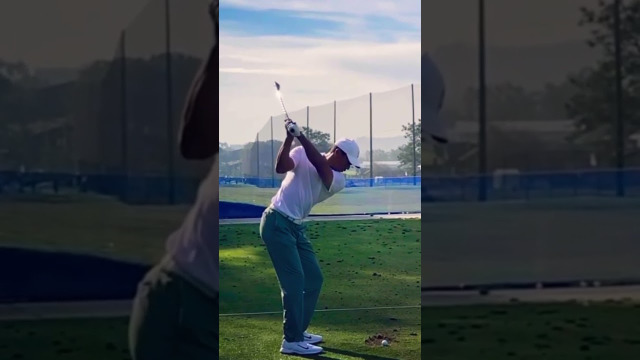 Tiger Woods Iron Swing Slow Motion