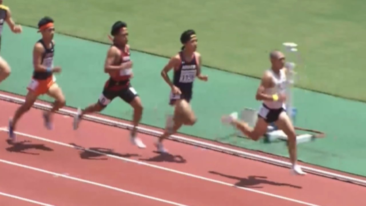 落合晃　男子800ｍ予選　福岡インターハイ陸上2024