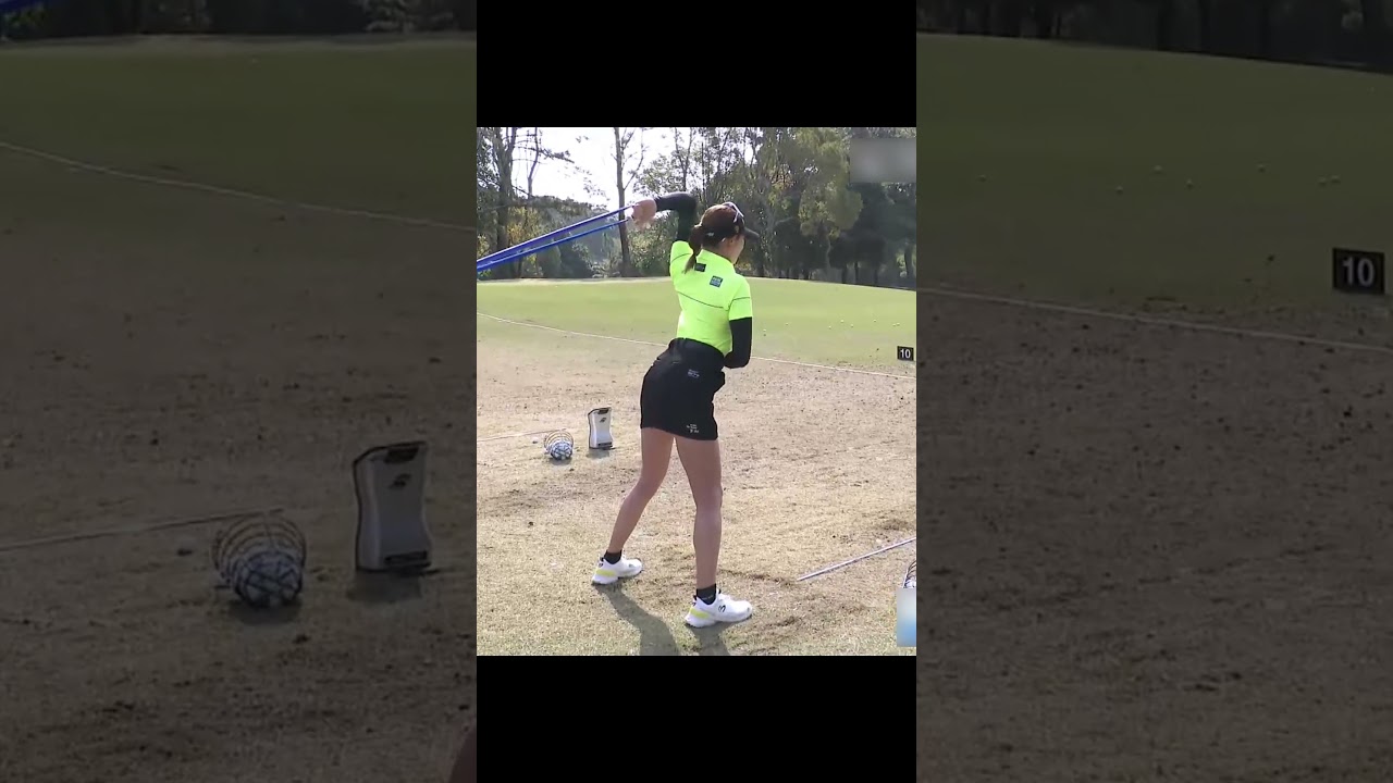 原英莉花プロ 多言語でお茶目に会話 (ほのぼの)【女子プロゴルフ】#shorts