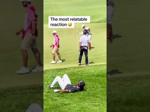 Come for the golf shot, stay for the reaction