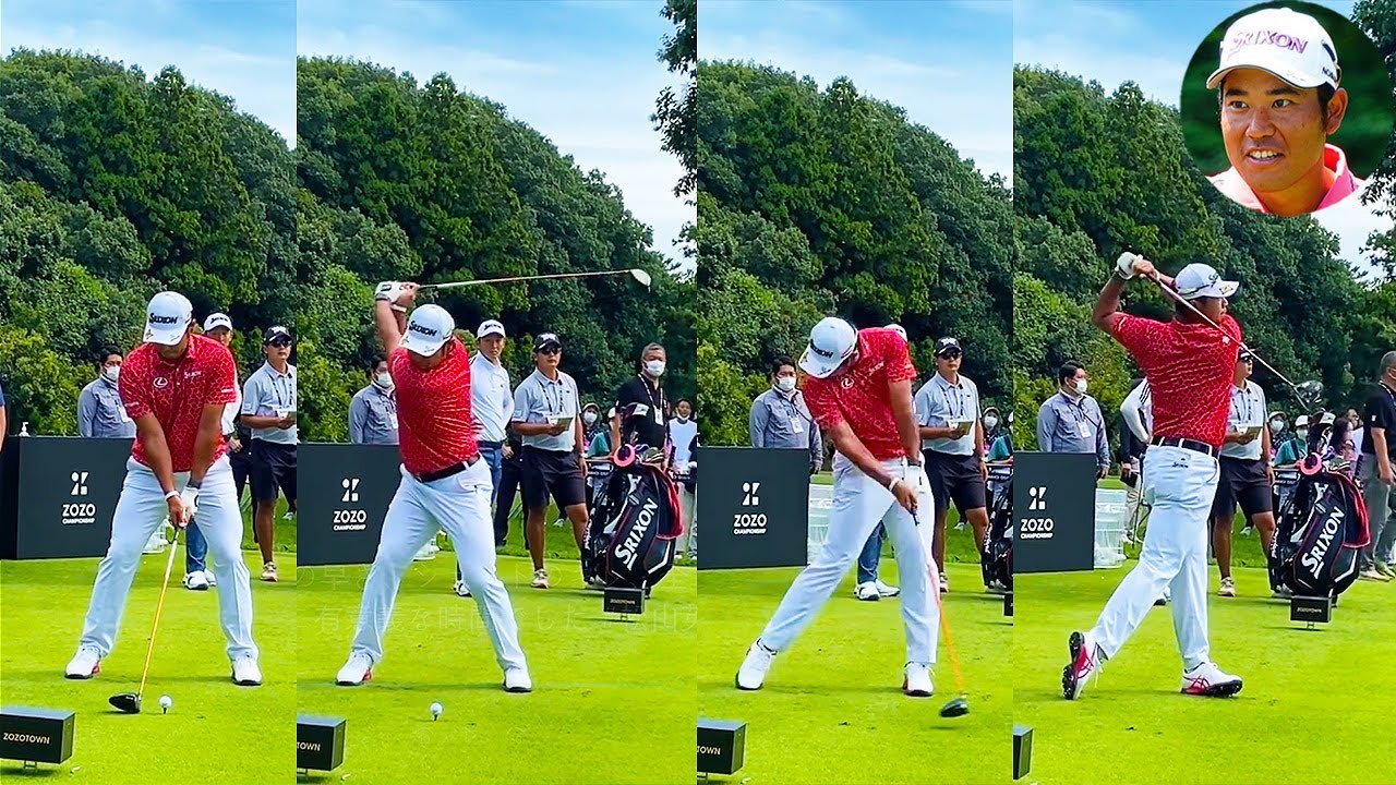 Hideki Matsuyama 松山英樹 プロゴルファー DRIVER SHOT SLOW MOTION !!!