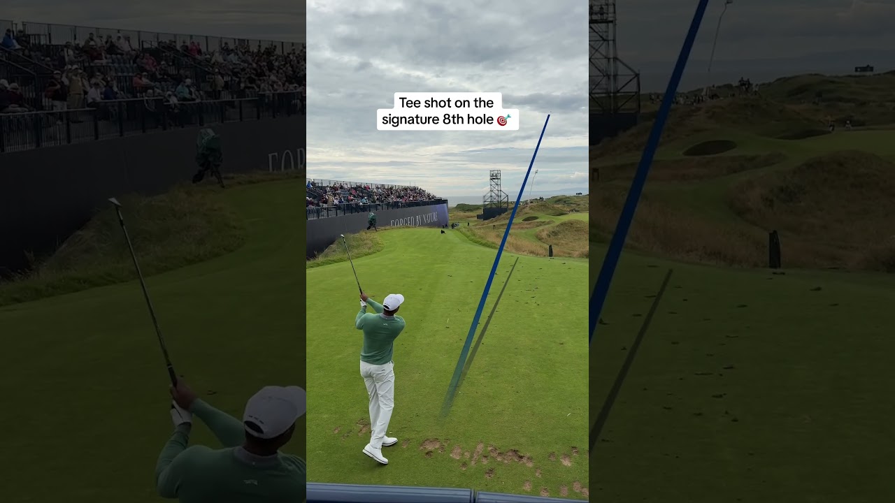 Tiger Woods the artist taking full advantage of his canvas. 🎨 #TaylorMade #shorts