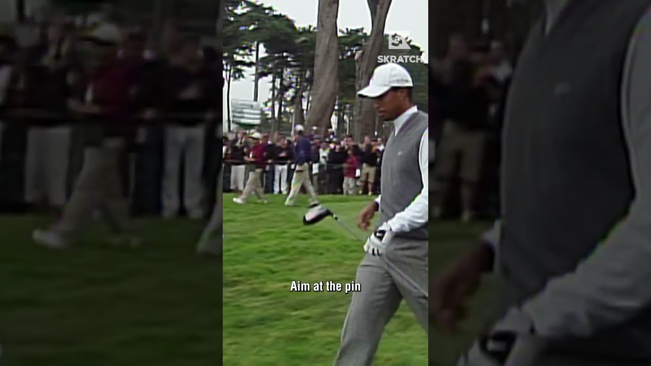 Tiger EFFORTLESSLY Driving a Par-4