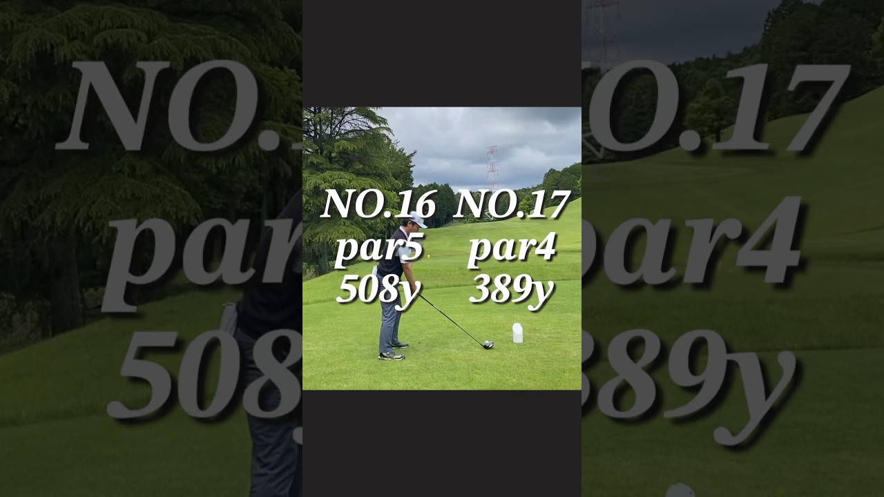 no16 no17 ラウンド動画　#ゴルフ #しんのゴルフ