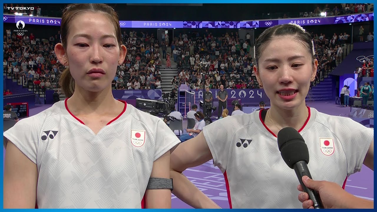 【バドミントン女子】松山奈未・志田千陽「自分たちが欲しかったメダルを獲れるように」｜パリオリンピック バドミントン女子シングルス準決勝
