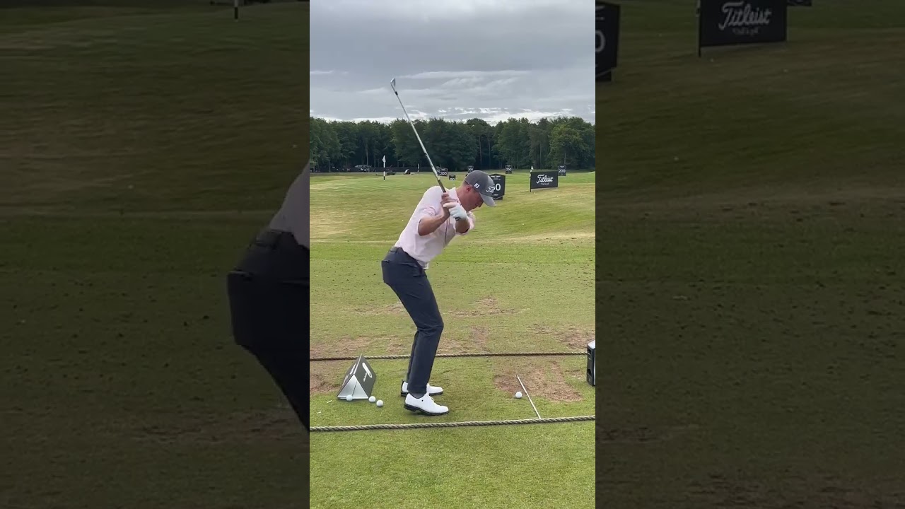 Justin Tomás golf swing