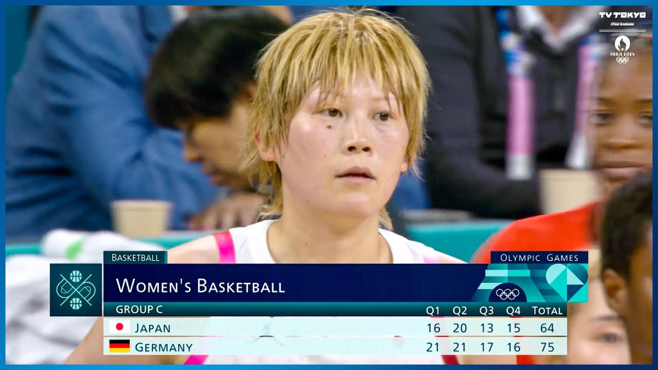 【バスケ女子】ドイツとの大一番に敗れ2連敗 予選突破をかけ運命のグループ最終戦へ｜パリオリンピック バスケットボール女子 グループC 日本 vs ドイツ