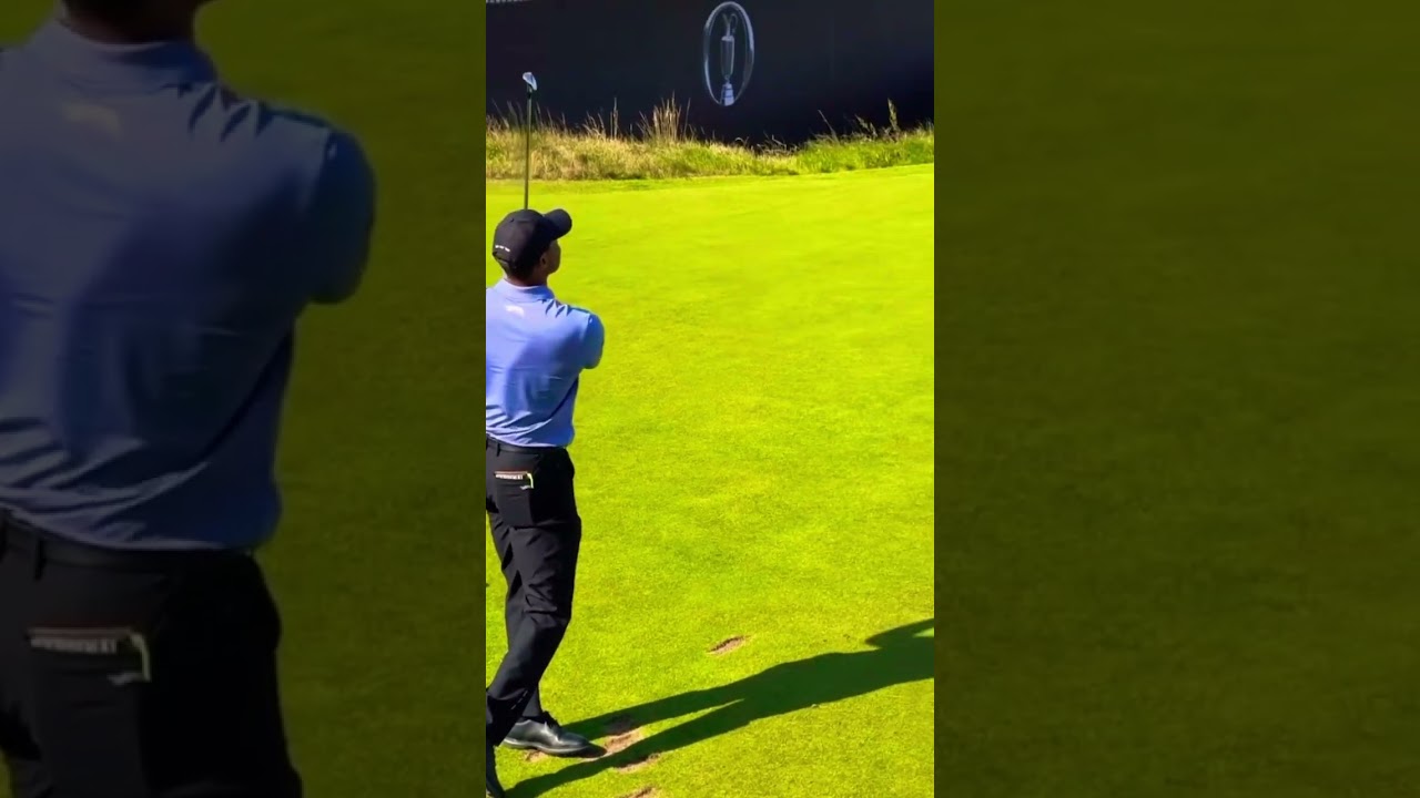 Tiger Woods Near Hole-in-one At The 2024 Open