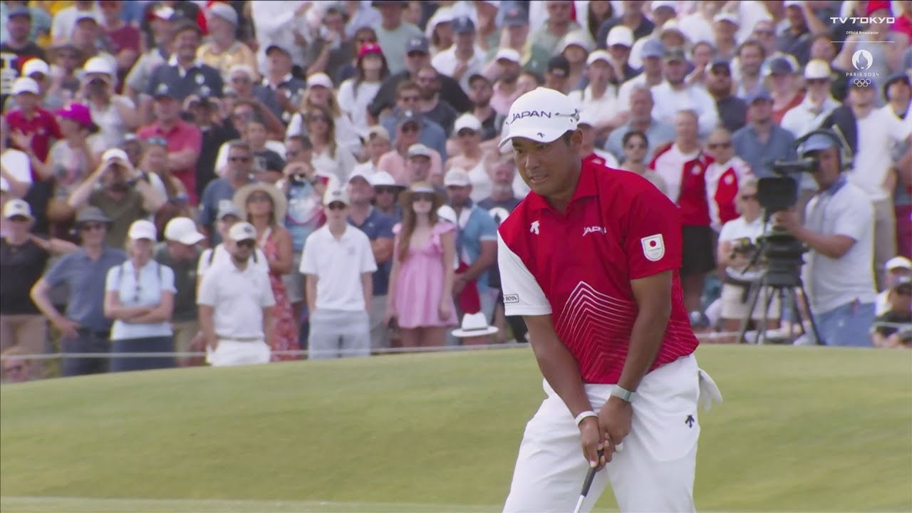 【ゴルフ男子】松山英樹  通算17アンダー3位タイでホールアウト｜パリオリンピック  男子最終ラウンド