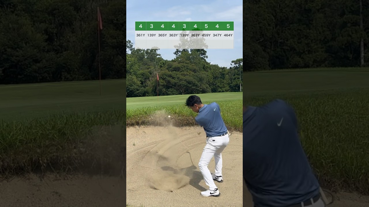 1H-3H 70台レフティのラウンド動画。#lefty#shots