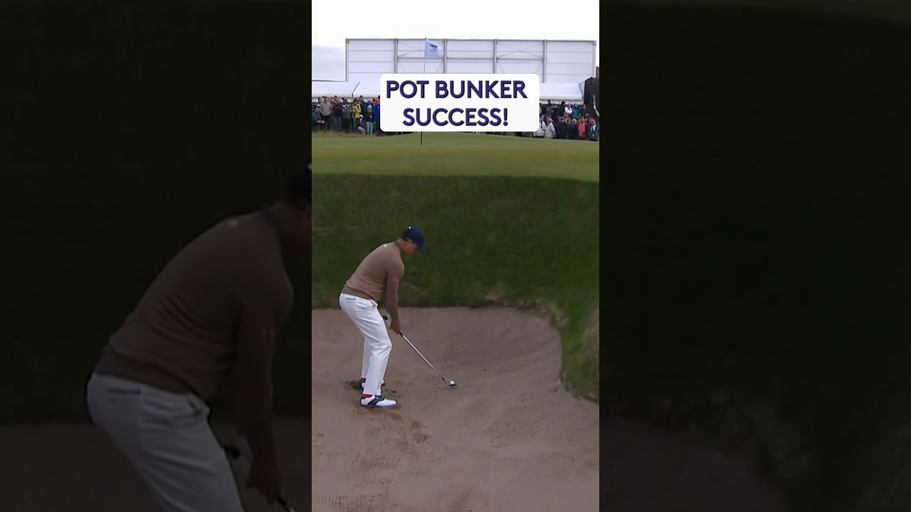 How to get out of a POT BUNKER 🤔