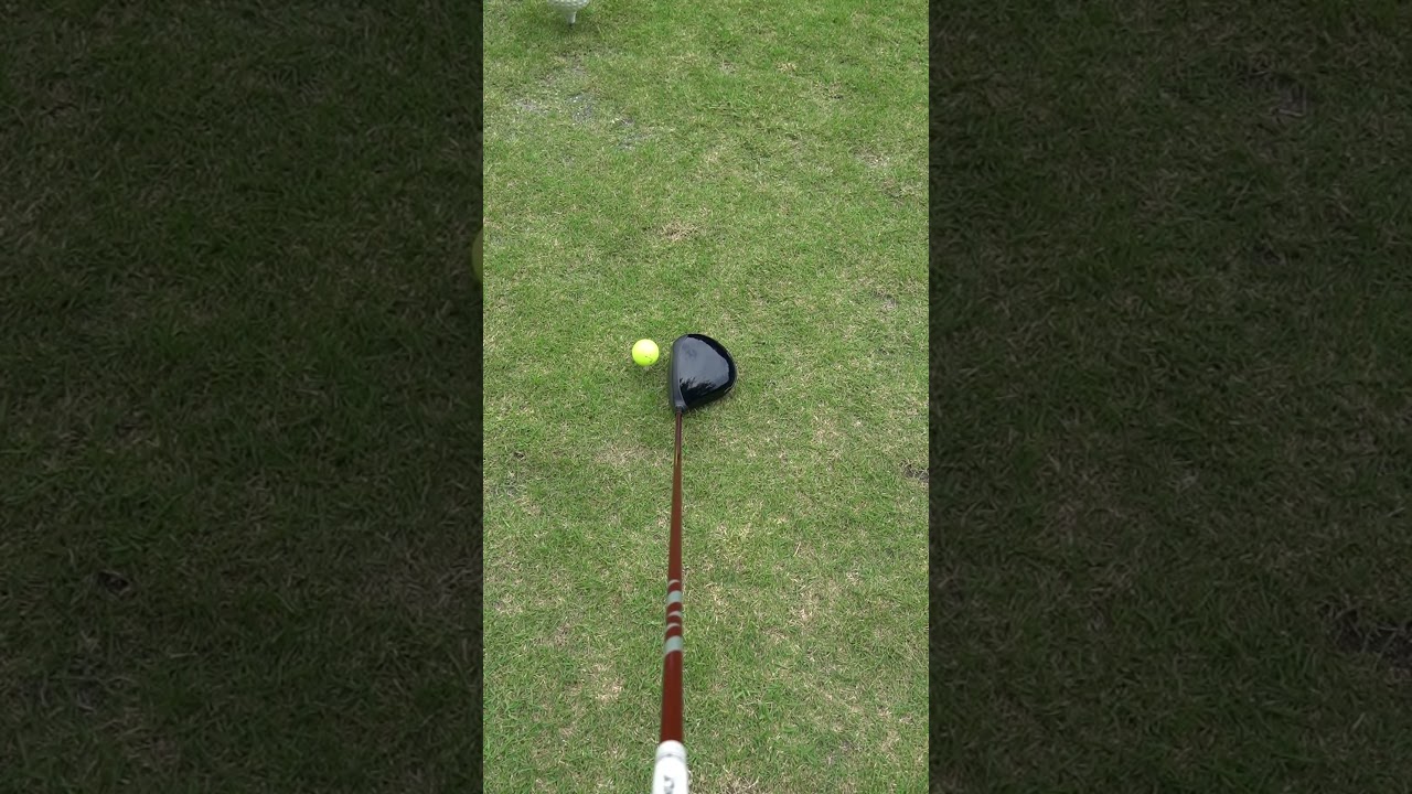 私目線でドライバーショットお見せします